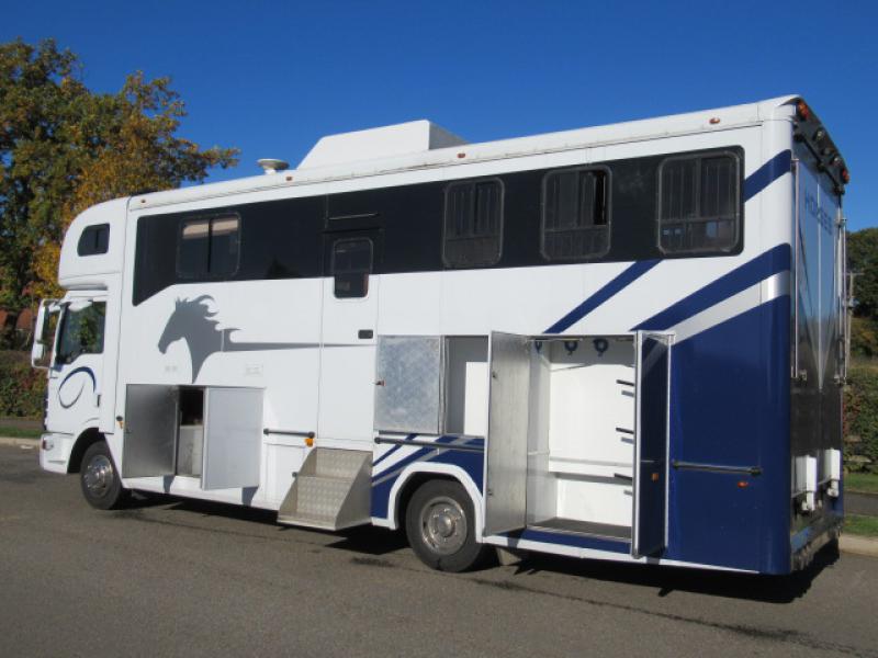 22-395-2013 MAN TGL 7.5 Ton Coach built by G B Coach builders. Stalled for 3. Full luxurious living, Sleeping for 6. Huge amount of external locker storage.. Pristine condition throughout!