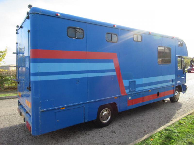 22-406-2002 MAN 8180 7.5 Ton Coach built by Moorhouse Horseboxes. Stalled for 3 with smart spacious living.... Excellent condition throughout!