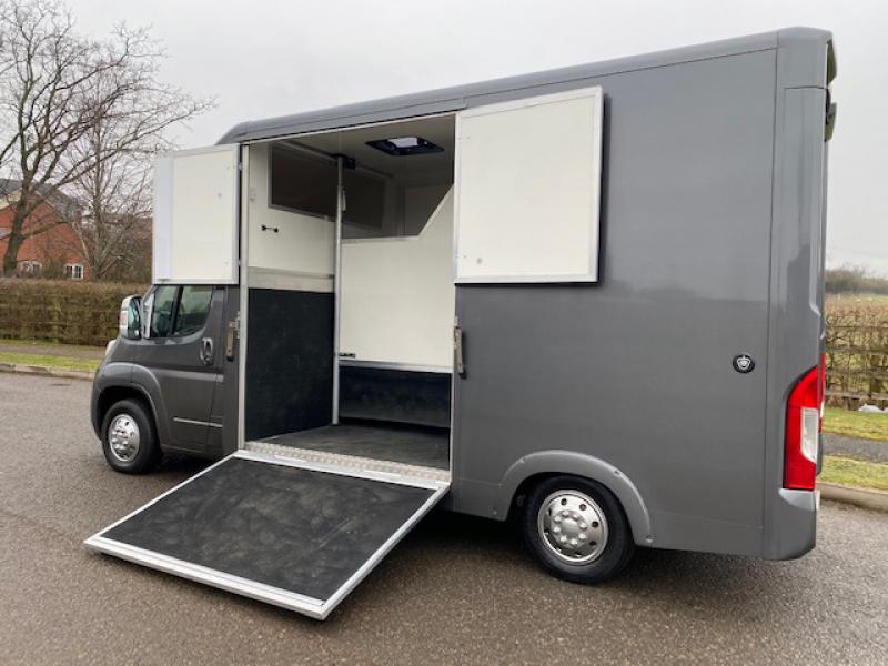 23-466-2019 Citroen Relay 3.5 Ton Coach built by Chaighley. Long stall model. Brand new build on LWB chassis. Stalled for 2 rear facing. Finished off in metallic Bentley Grey.. STUNNING