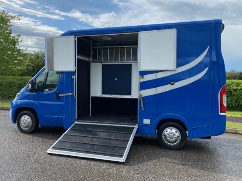 23-550-2020 Peugeot Boxer 3.5 Ton Coach built by National van coach builders. Built on a Long wheelbase chassis. New Build. Long stall model. Stalled for 2 rear facing. High specification