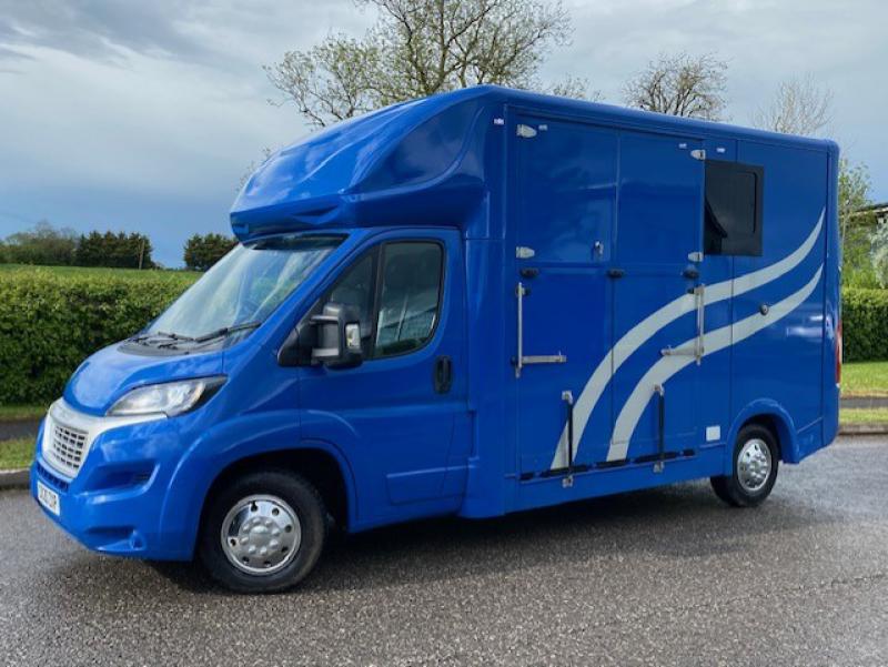 23-550-2020 Peugeot Boxer 3.5 Ton Coach built by National van coach builders. Built on a Long wheelbase chassis. New Build. Long stall model. Stalled for 2 rear facing. High specification