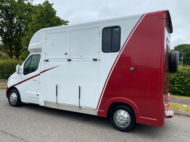 23-571-2014 Model 63 Renault Master 3.5 Ton Coach built by G.P coach builders. Built on Long wheelbase chassis.. Long stall model. Stalled for 2 rear facing. 66,317 Miles. High specification .