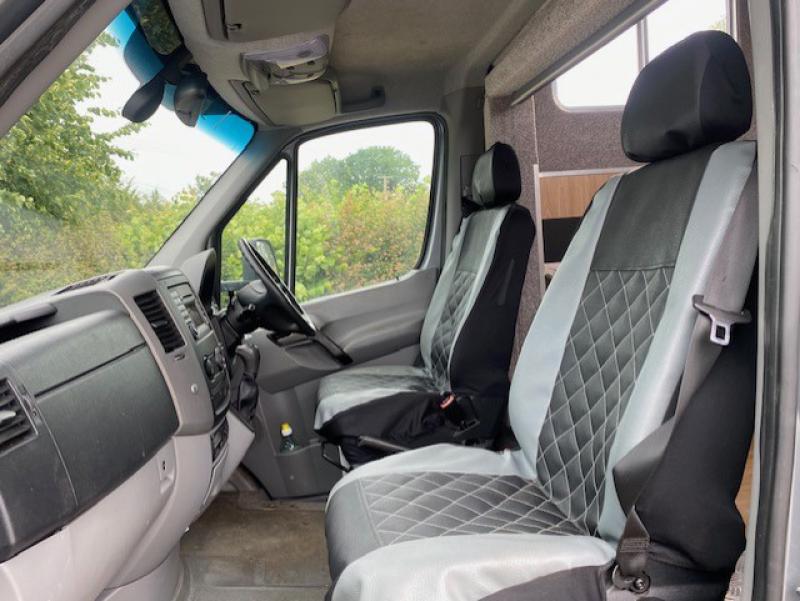 23-591-2013 Mercedes Benz Sprinter Automatic 5.0 Ton Coach built by Tristar. Stalled for 2 forward facing. Smart day living area, large external tack locker. Recent Build... LIKE NEW!