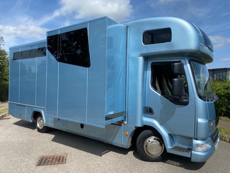23-602-2012 DAF LF Automatic  7.5 Ton Coach built by Elite Coach works. Stalled for 3 . Full  luxury living with large slide out. Sleeping for 6. Underfloor storage. New Build.