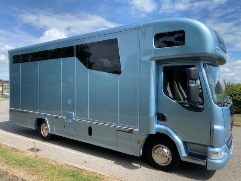 23-602-2012 DAF LF Automatic  7.5 Ton Coach built by Elite Coach works. Stalled for 3 . Full  luxury living with large slide out. Sleeping for 6. Underfloor storage. New Build.