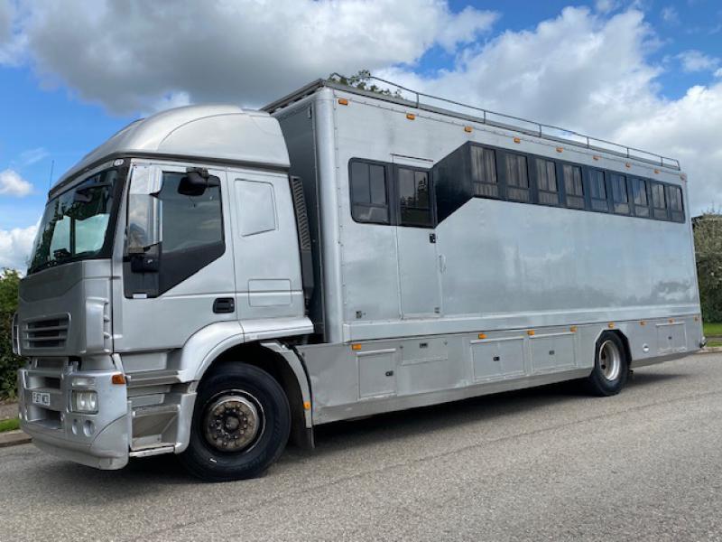 23-626-2008 57 Model Iveco Stralis Automatic Sleeper cab 18,000 kg. Professional conversion by Empire Coach builders. Stalled for 8. Smart changing area. Rear air suspension