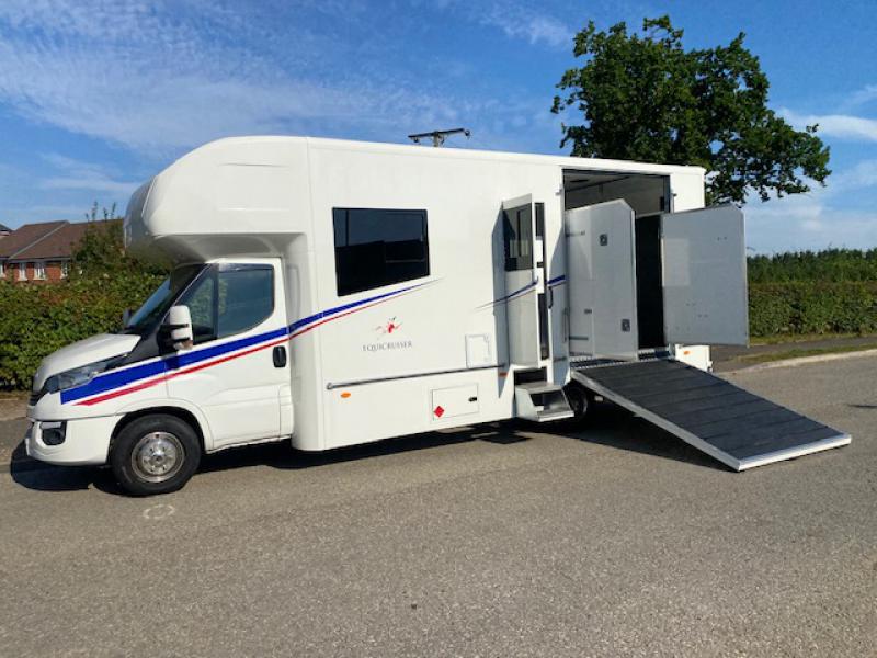 23-647-2017 66 Iveco Daily Automatic 70C18 7.0 Ton Coach built by Equicruiser. Centaur model. Brand new build. Stalled for two forward facing. Smart luxury living.. Stunning Horsebox!