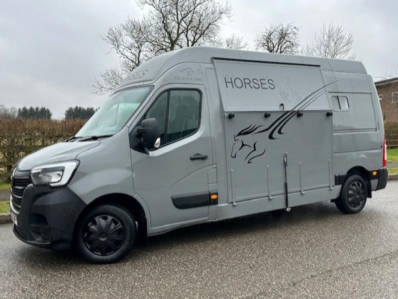 25-1026-2020 Renault Master 3.5 Ton South west horseboxes. Brand new conversion. Full wall model  Stalled for 2 rear facing. LWB Chassis. Stunning horsebox